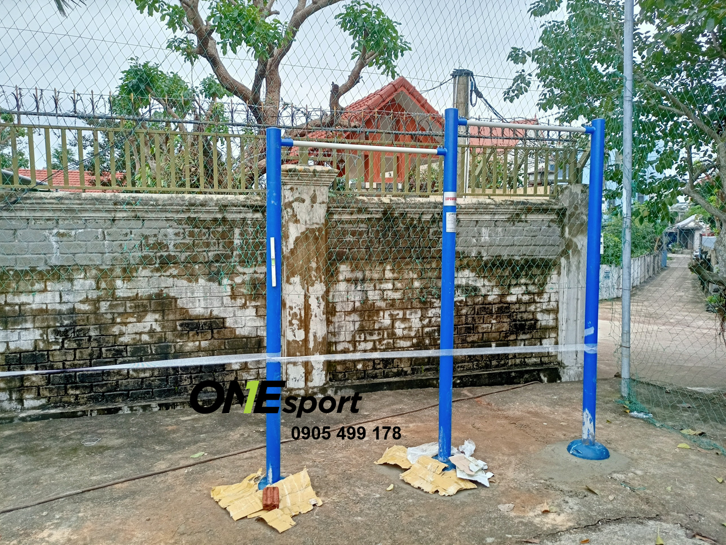 Thiết bị thể dục ngoài trời xà đơn 2 bậc