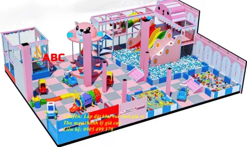 Lắp đặt khu vui chơi trẻ em liên hoàn hiện đại
