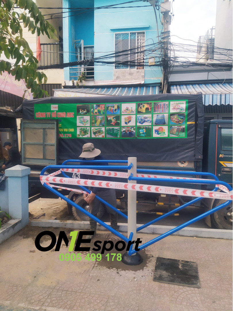 Thiết bị tập thể dục xà kép 2 tầng ngoài trời