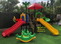 Bộ cầu tuột ngoài trời đa chức năng