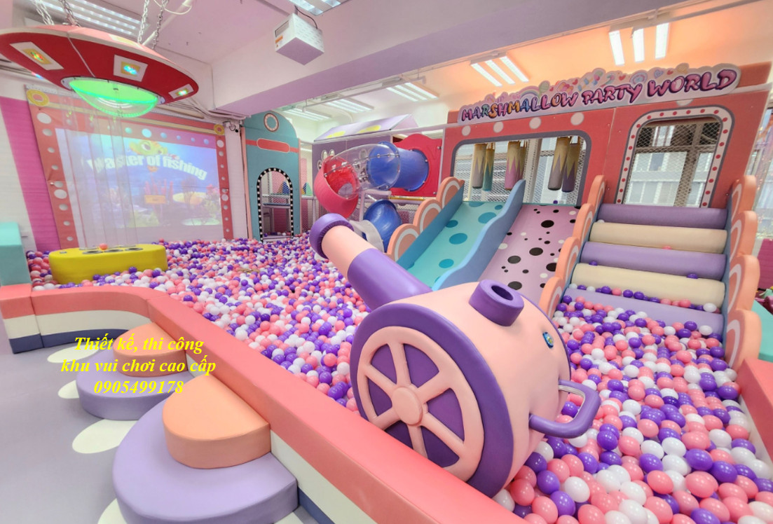 Thiết kế khu vui chơi trẻ em theo phong cách hiện đại