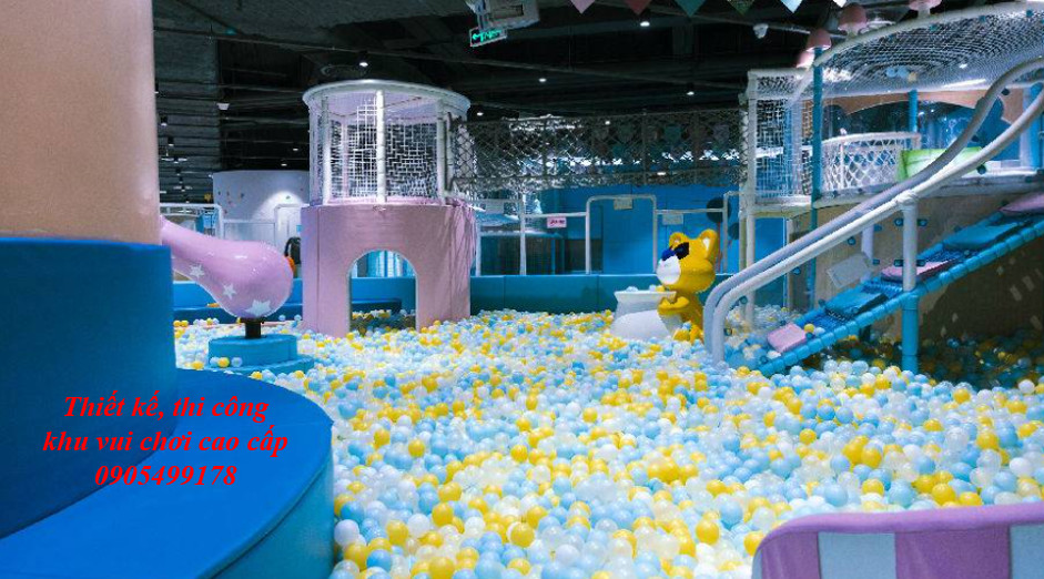 Mẫu khu vui chơi liên hoàn cao cấp trong nhà