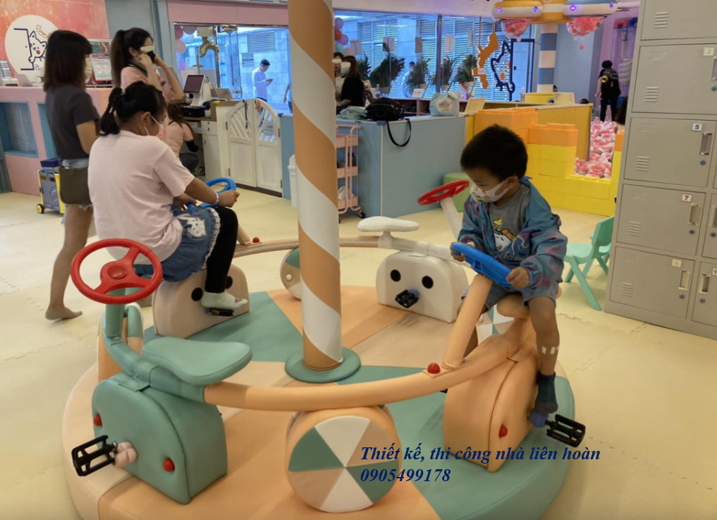 Thi công lắp đặt khu vui chơi trẻ em