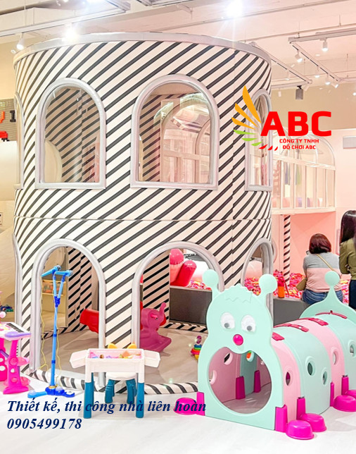 Thiết kế thi công khu vui chơi trẻ em trong nhà