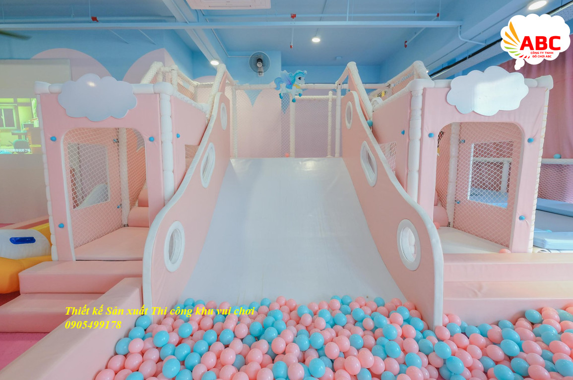 Nhà bóng mini trong nhà dễ thương