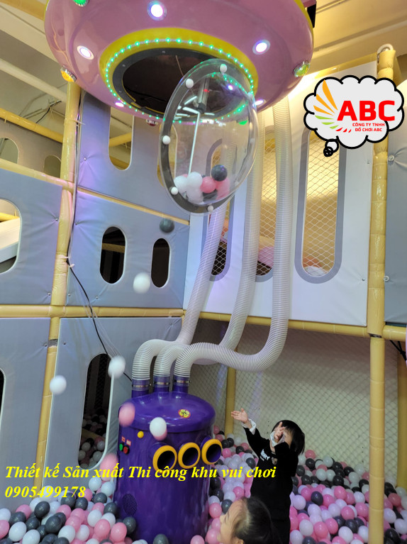 Tư vấn làm Khu vui chơi trẻ em trong nhà kết hợp quán ăn