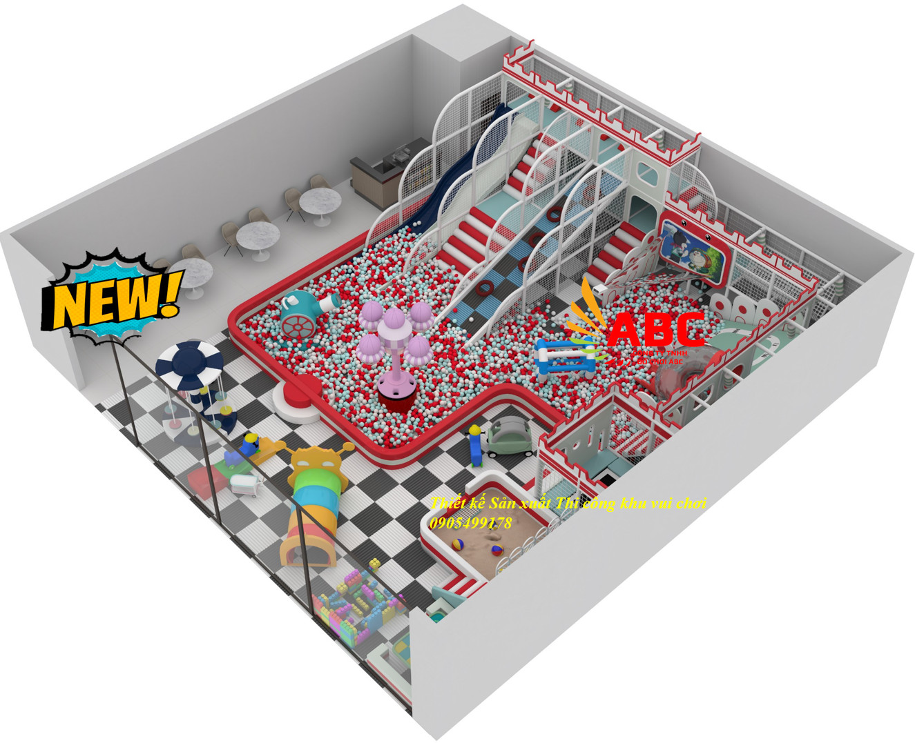 MẪU THIẾT KẾ THI CÔNG KHU VUI CHƠI ĐANG HOT HIỆN NAY