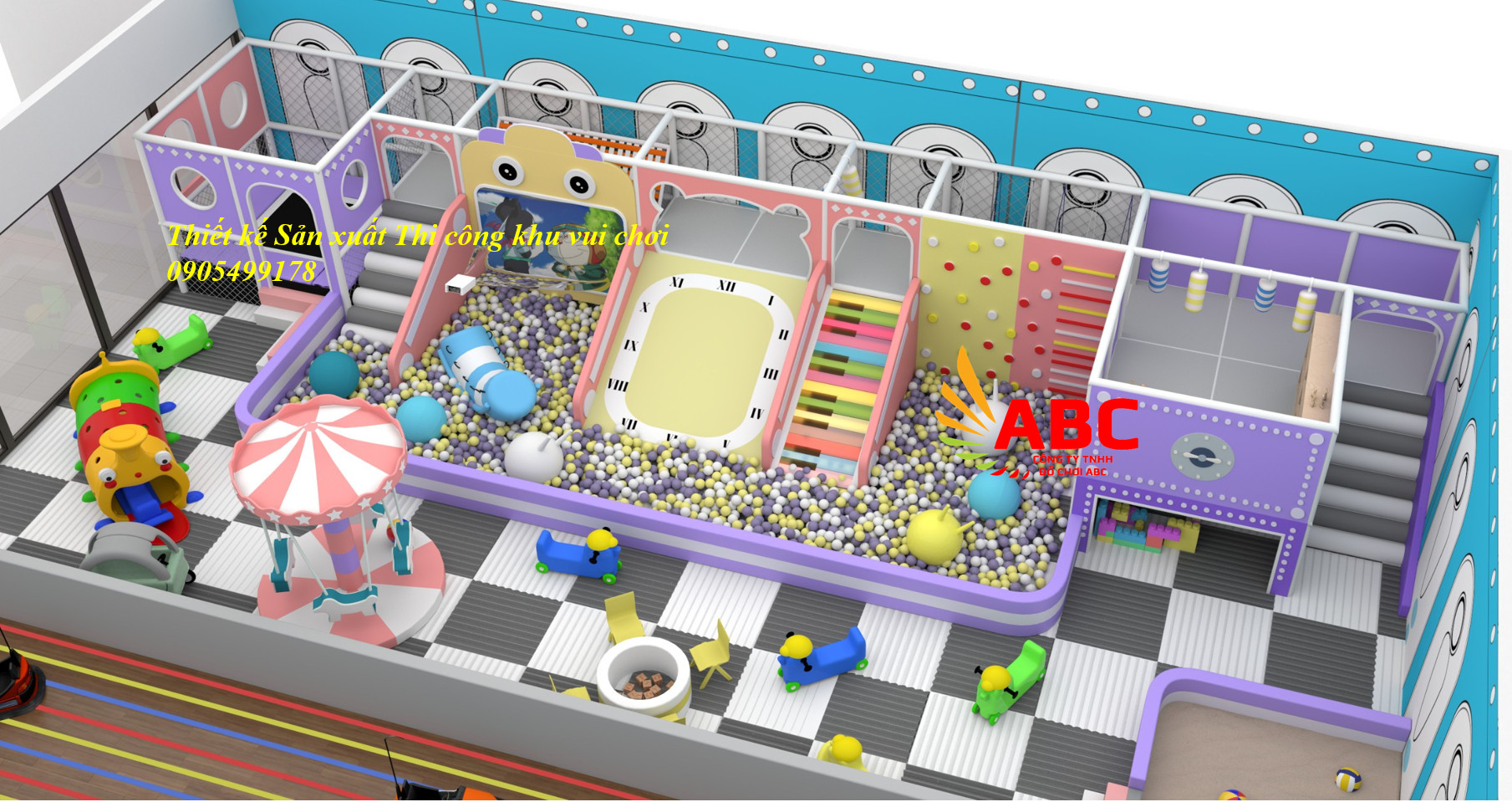 ĐẦU TƯ KHU VUI CHƠI TRẺ EM TRONG NHÀ KẾT HỢP KINH DOANH QUÁN CAFE