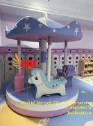 Đu quay mâm quay khu vui chơi trẻ em trrong nhà
