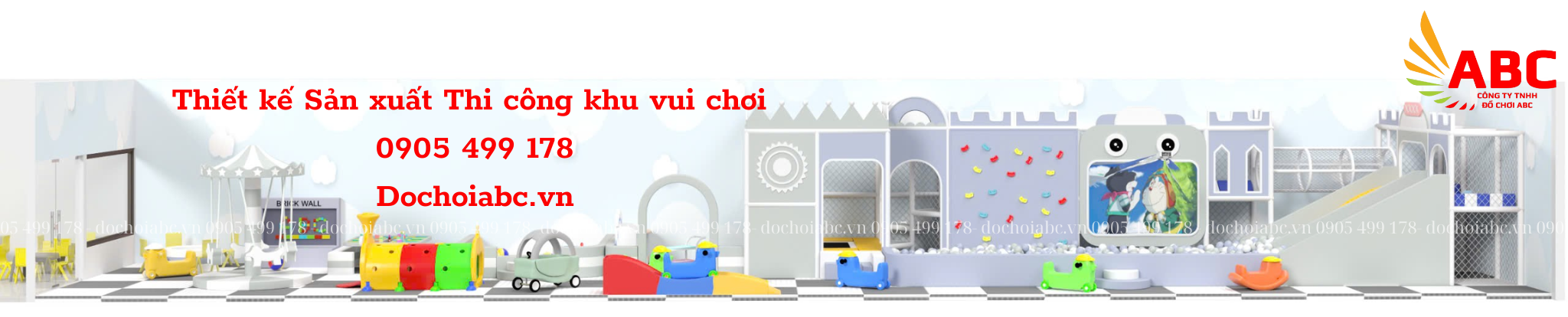 Thiết kế Sản xuất Thi công khu vui chơi 0905 499 178 Dochoiabc.vn