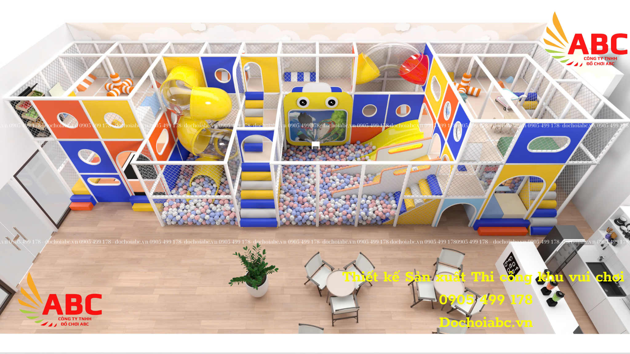 Tư vấn thiết kế đầu tư khu vui chơi trẻ em trong nhà
