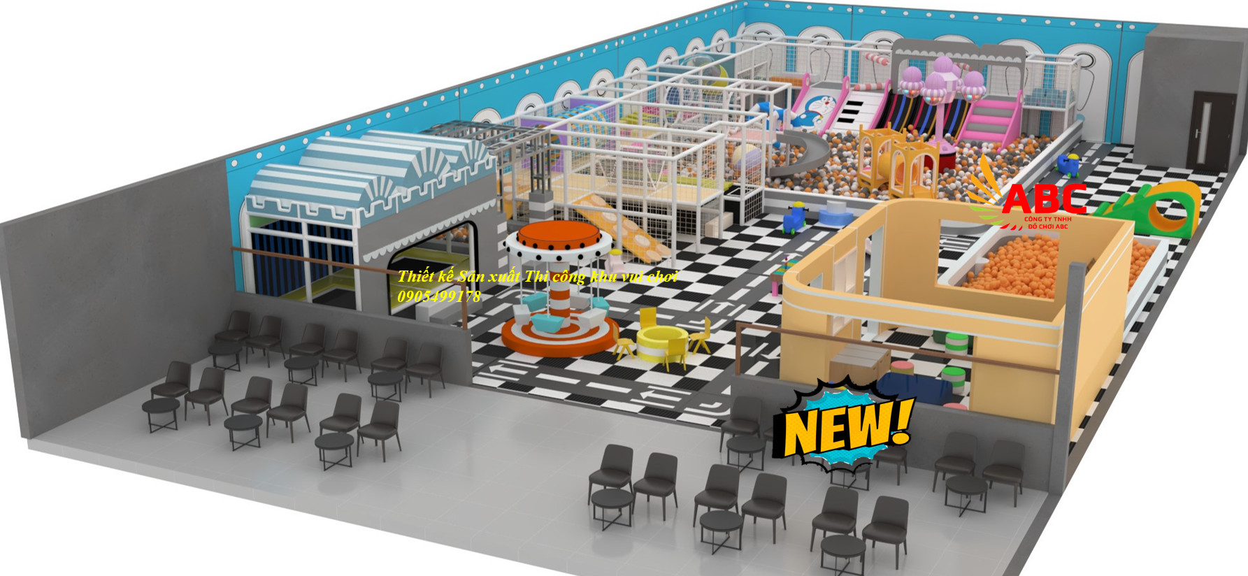 Tư Vấn Thiết Kế Lắp Đặt Khu Vui Chơi Trẻ Em Trong Nhà tại Quảng Nam