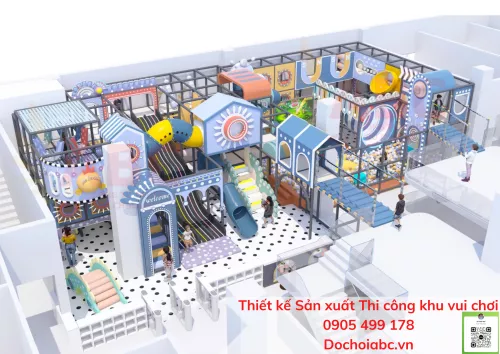 Thiết kế khu vui chơi trẻ em cho trung tâm thương mại, siêu thị quy mô lớn