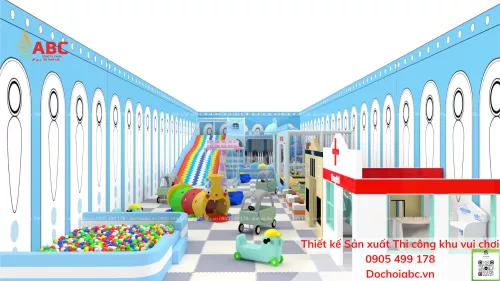 THIẾT KẾ KHU VUI CHƠI TRẺ EM KẾT HỢP TRUNG TÂM THƯƠNG MẠI