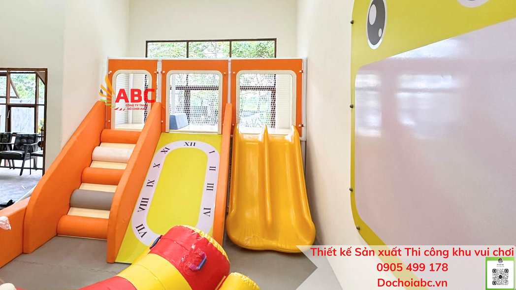 THIẾT KẾ LẮP ĐẶT KHU VUI CHƠI TRẺ EM TRONG NHÀ - GIẢI PHÁP HIỆU QUẢ TỪ 50-150M2