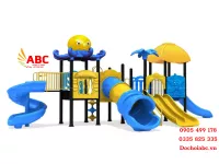 Cầu trượt liên hoàn nhập khẩu cho khuôn viên trường học