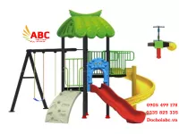 Cầu trượt 1 khối xích đu liên hoàn