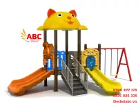 Bộ liên hoàn 1 khối kết hợp xích đu 2 ghế