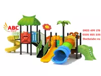 Bộ vận động đa năng ngoài (Cầu trượt, trượt ống, trượt xoắn, trượt thẳng, bậc thang leo trèo,...)
