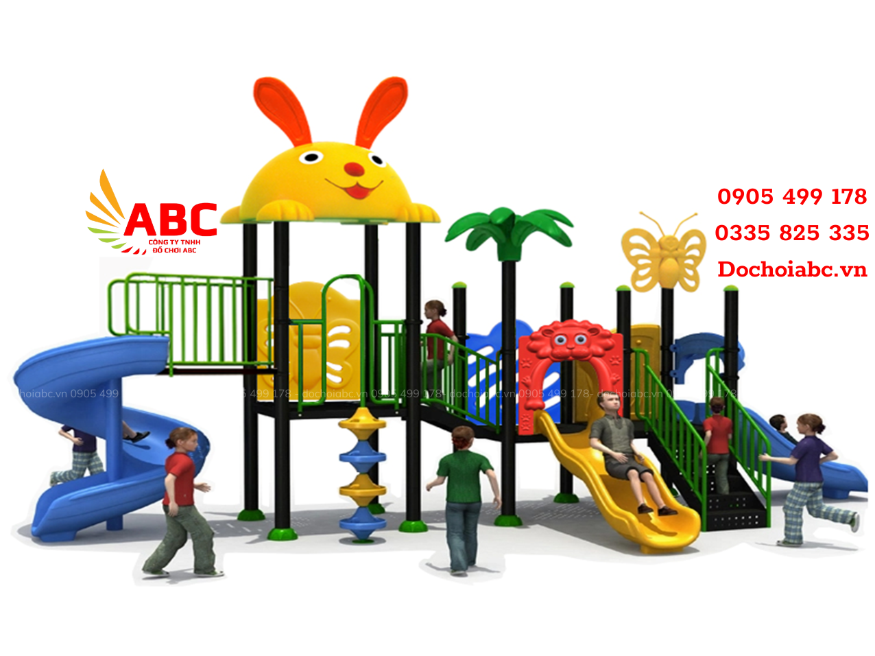 Bộ vận động liên hoàn nhập khẩu mái thỏ đáng yêu