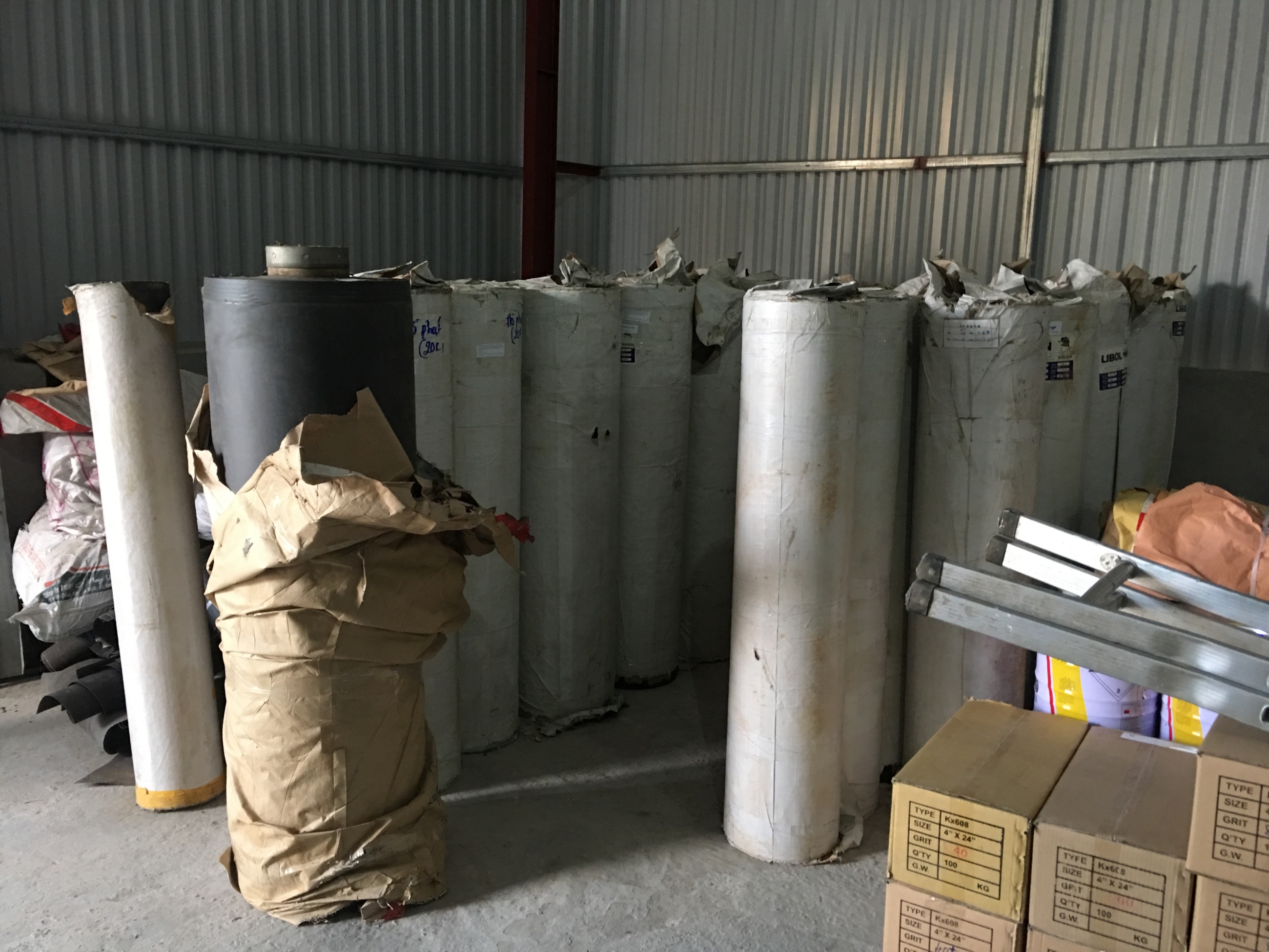 Ráp cây nguyên liệu
