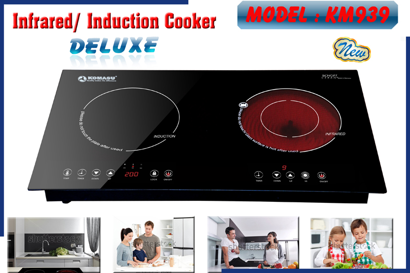 Bếp hồng ngoại đôi KM939