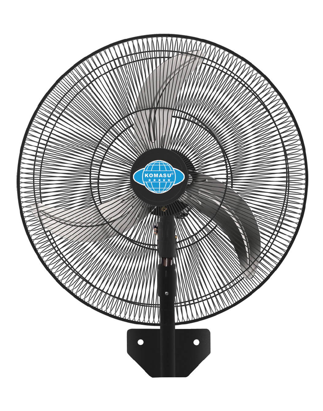 Quạt treo tường lồng sơn đen túp lăng điện Model KM600.S, Model KM650.S, Model KM750.S