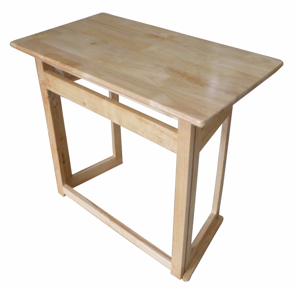 BÀN HỌC SINH XẾP GỌN 80x45x70cm BẰNG GỖ