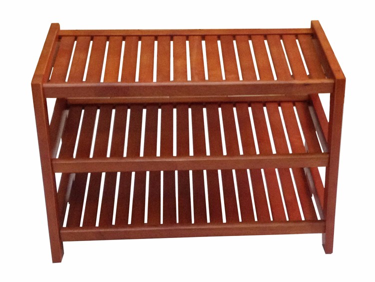 KỆ GIÀY 3 TẦNG RỘNG 60CM BẰNG GỖ (VÀNG CÁNH GIÁN)