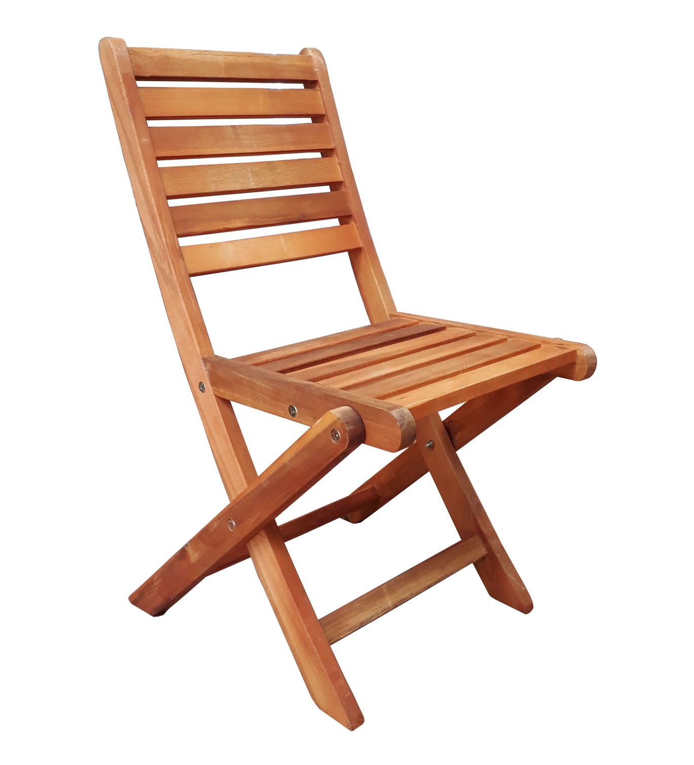 GHẾ CAFE XẾP GỌN CAO 34CM CÓ LƯNG BẰNG GỖ (VÀNG CÁNH GIÁN)