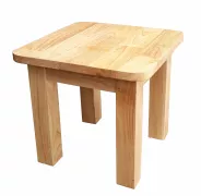 GHẾ GỖ MẶT VUÔNG 28x28x26CM BẰNG GỖ (TỰ NHIÊN)