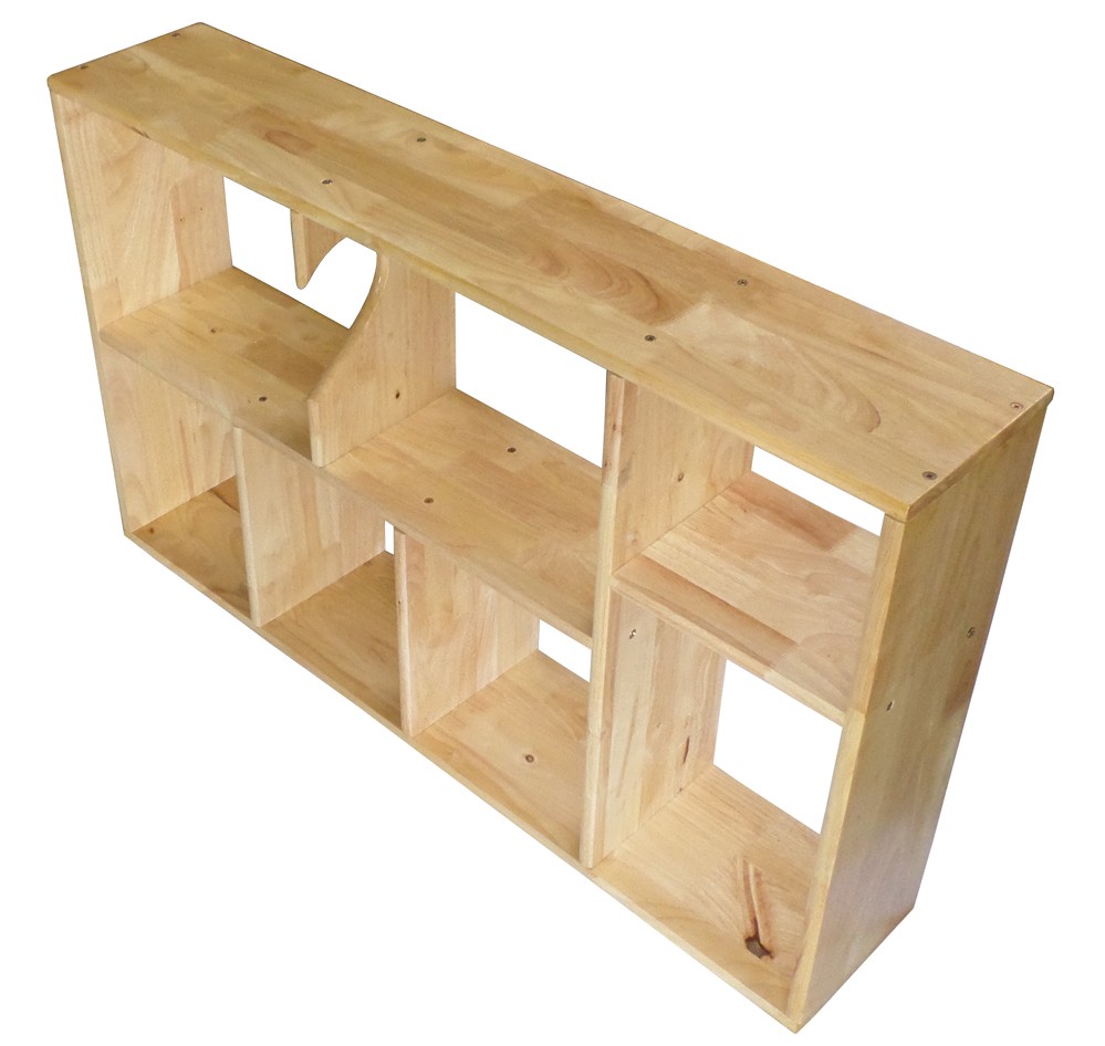 KỆ SÁCH TREO TƯỜNG RỘNG 100CM BẰNG GỖ (TỰ NHIÊN)