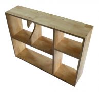 KỆ SÁCH TREO TƯỜNG RỘNG 80CM BẰNG GỖ (TỰ NHIÊN)