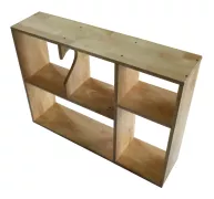 KỆ SÁCH TREO TƯỜNG RỘNG 80CM BẰNG GỖ (TỰ NHIÊN)