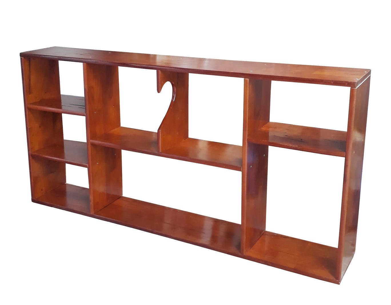 KỆ SÁCH TREO TƯỜNG RỘNG 120CM BẰNG GỖ (VÀNG CÁNH GIÁN)