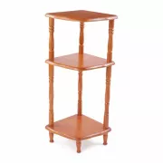KỆ GÓC GỖ 3 TẦNG NHỎ BẰNG GỖ (VÀNG CÁNH GIÁN)