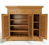Tủ để giày dép rộng 120cm gỗ sồi