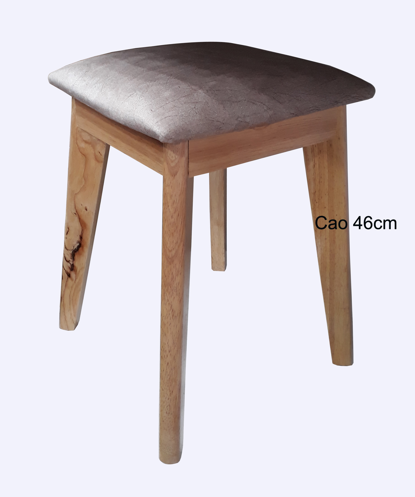 GHẾ ĐÔN MẶT VUÔNG CAO 46CM (BỌC NỆM)