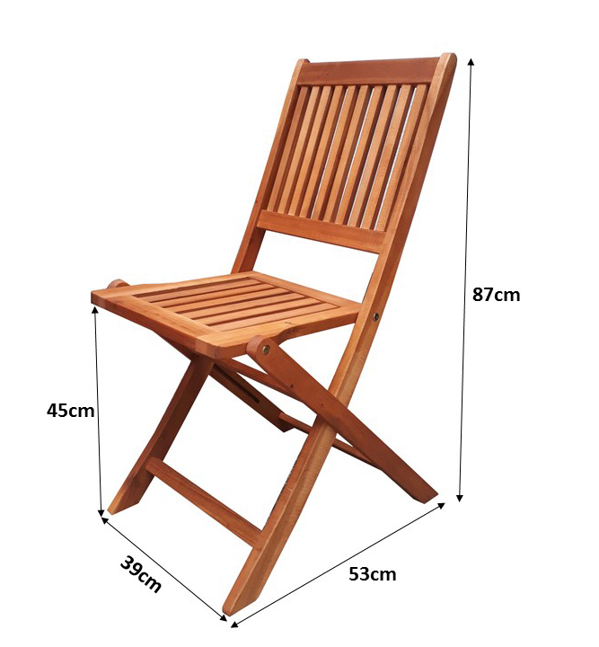 Ghe cafe xep gon cao 45cm