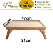 BÀN TRÀ MINI XẾP GỌN 47x32x21CM BẰNG GỖ (TỰ NHIÊN)
