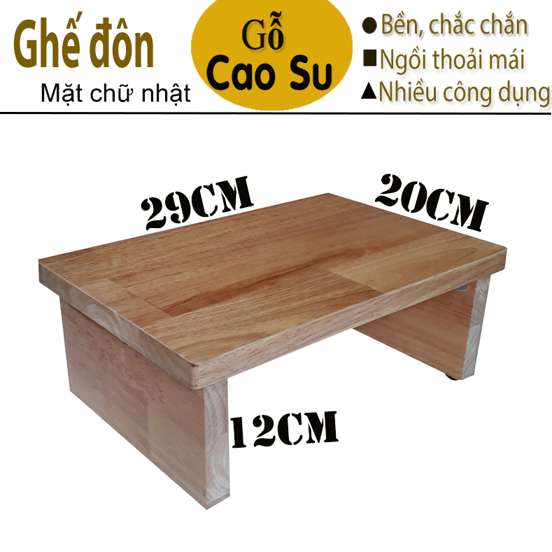 GHẾ ĐẨU MINI CAO 12CM BẰNG GỖ