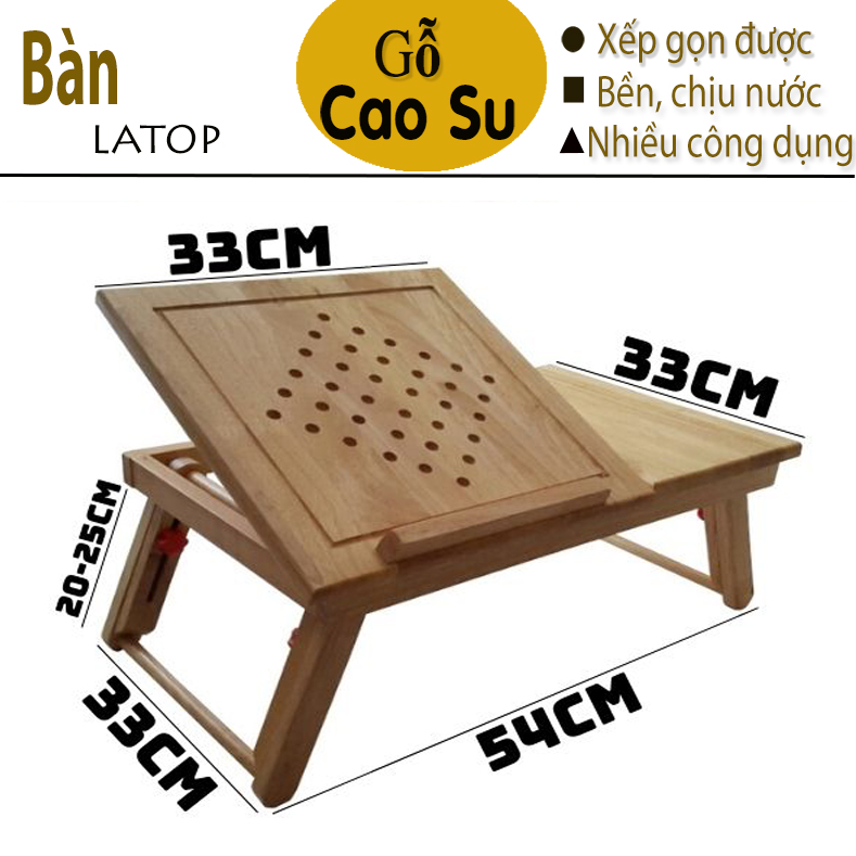 BÀN ĐỂ LAPTOP BẰNG GỖ (TỰ NHIÊN)