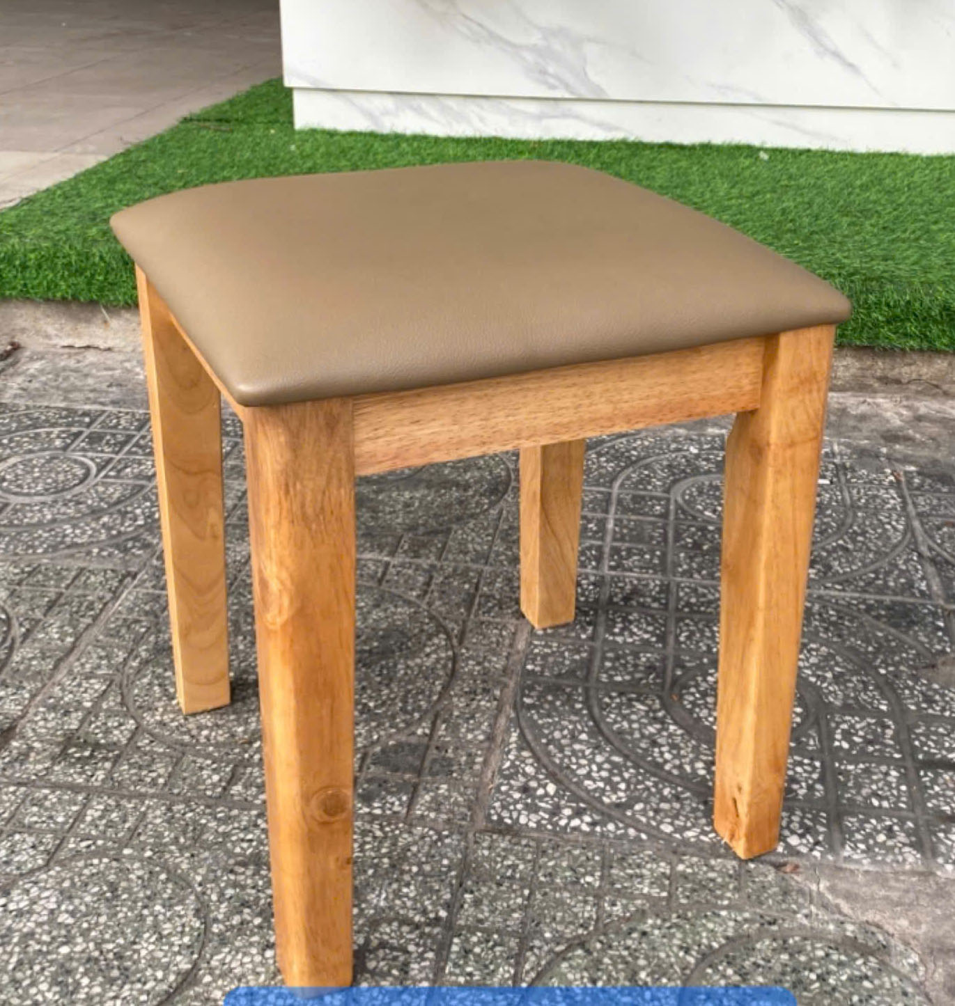 Ghế đôn vuông bọc nệm cao 45cm, ghế đôn vuông 40x40x45cm, ghế cafe có nệm, ghế trang điểm