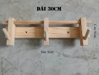 Móc treo quần áo bằng gỗ, móc gỗ deco đẹp