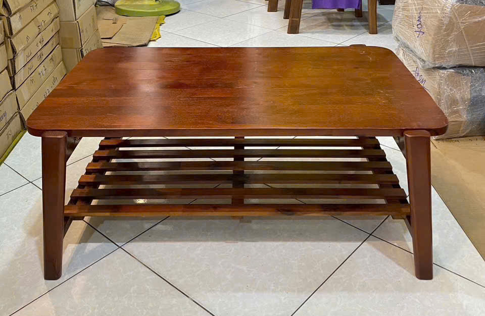 Bàn sofa xếp gọn 80x48x33cm bằng gỗ