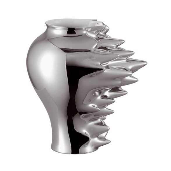 Lọ hoa Fast (mạ Platin), H27cm