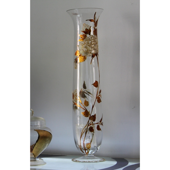 Lọ hoa vẽ tay nghệ thuật Gipar, H60