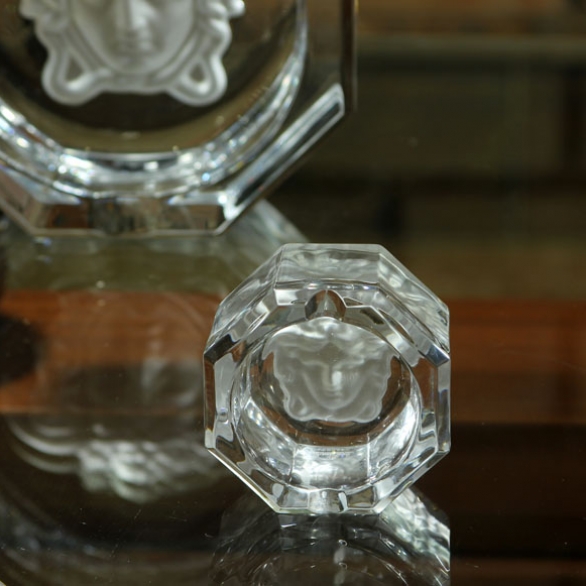 Gạt tàn pha lê Versace, D8cm