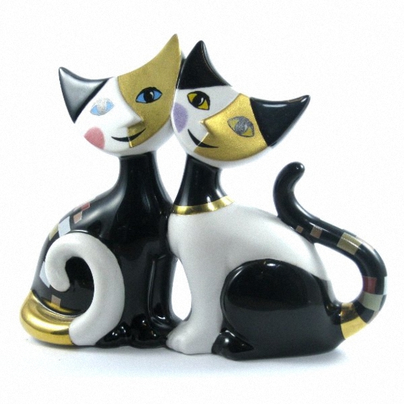 Mèo Pietro & Maria, H11cm