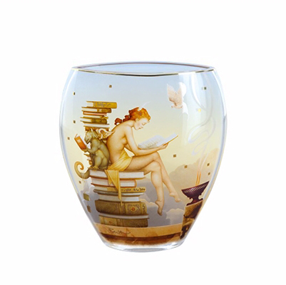 Lọ hoa Ex Libris, H21cm